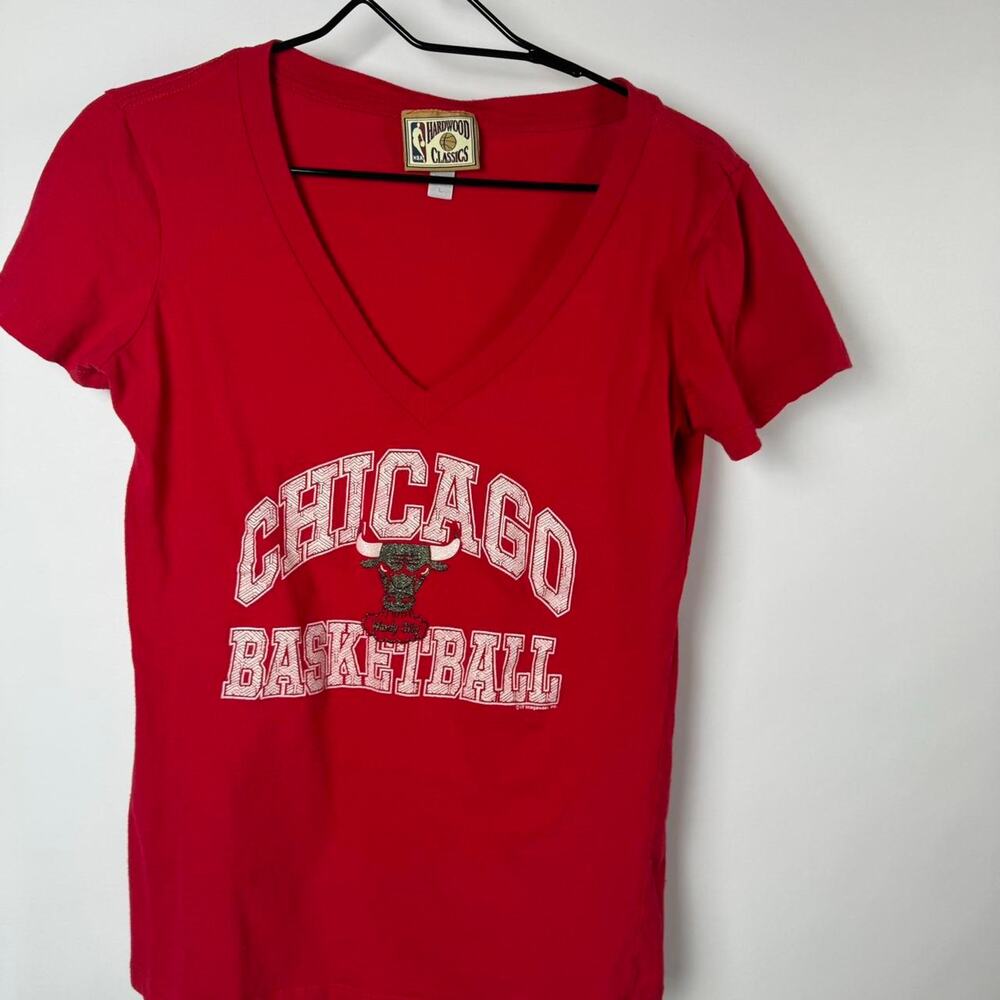 Vintage Hardwood Classics Chicago Bulls‎ V-Neck Women's Jordan 90s